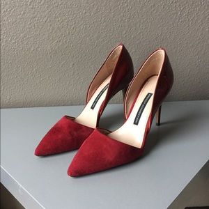 French Connection ‘Elvia’ Runway Red pumps heels